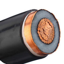Czarny podziemny kabel niskonapięciowy LV Jednordzeniowy kabel pancerny XLPE PVC